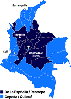 Colombia Election Results Map