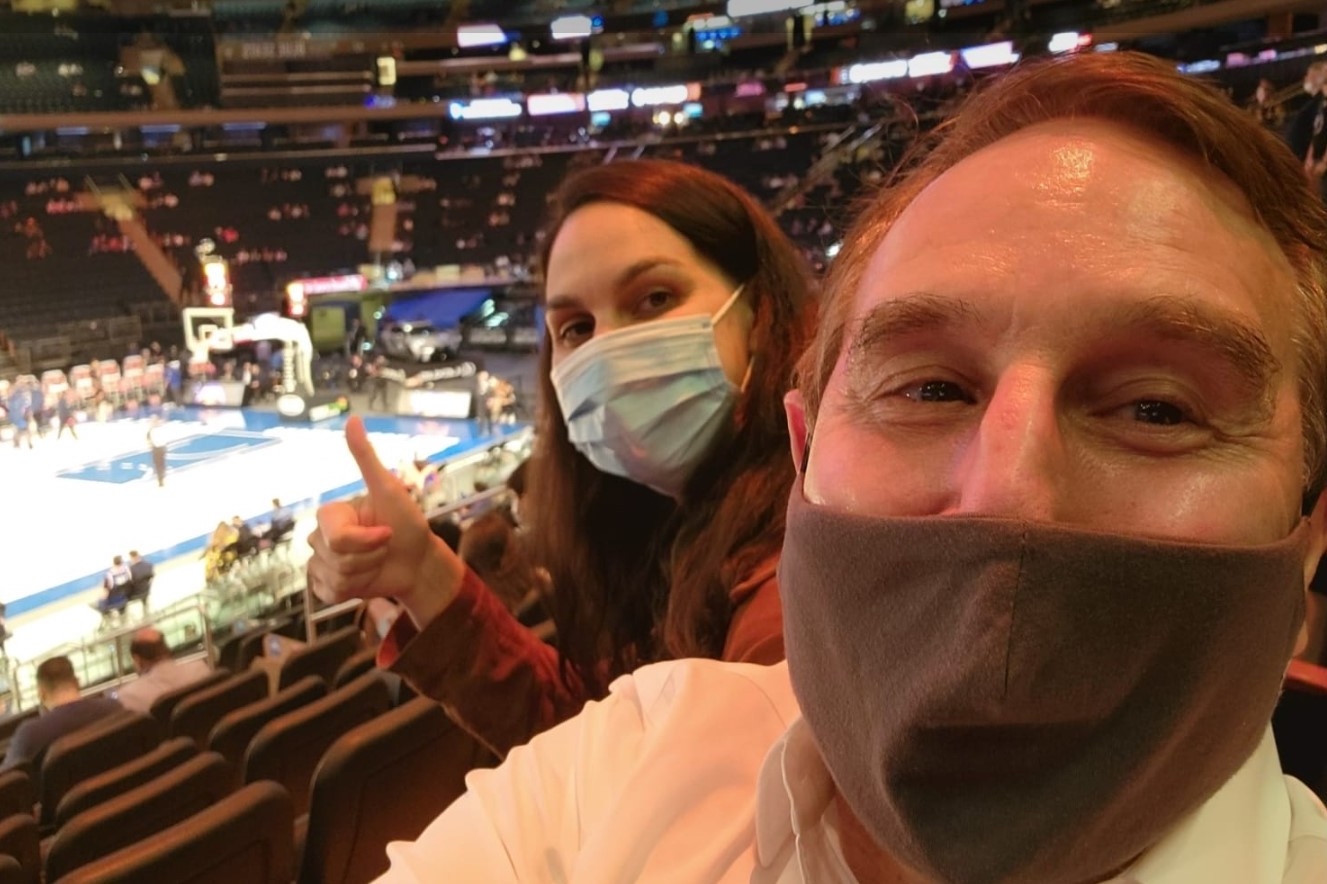 Knicks Game Richard Edelman