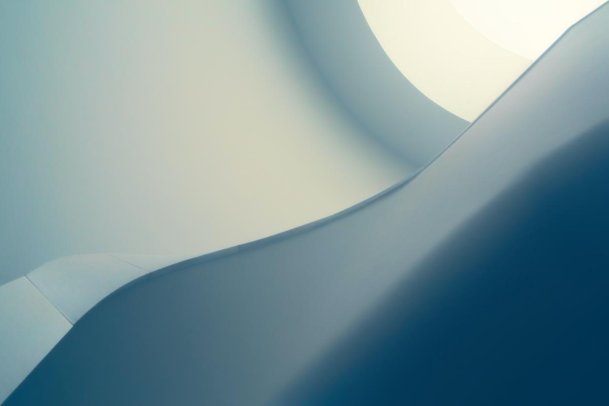 Abstract blue structure 
