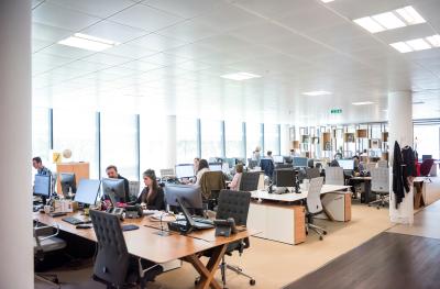 People in a workplace