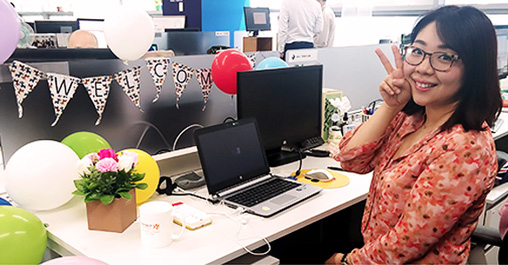 Office, woman